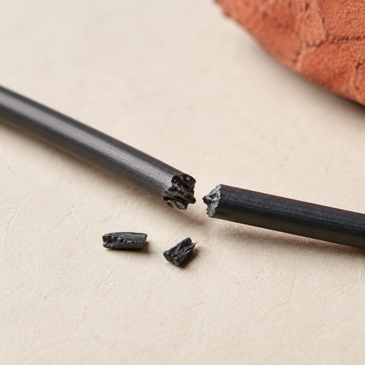 A print showing brittle / snapping